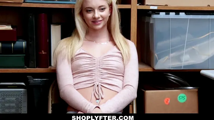Shoplyfter - Naive Blonde Teen Takes Huge Load For Stealing