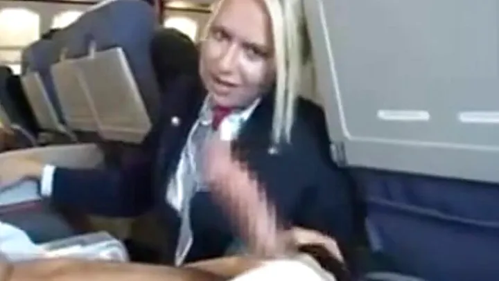 Hot airline stewardess sucks cock on the plane - Pt2 On HDMilfCam.com
