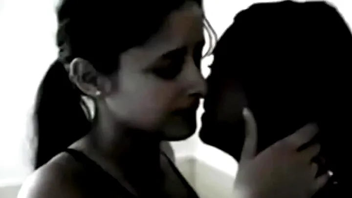 Indian Lesbians Kissing in Shower